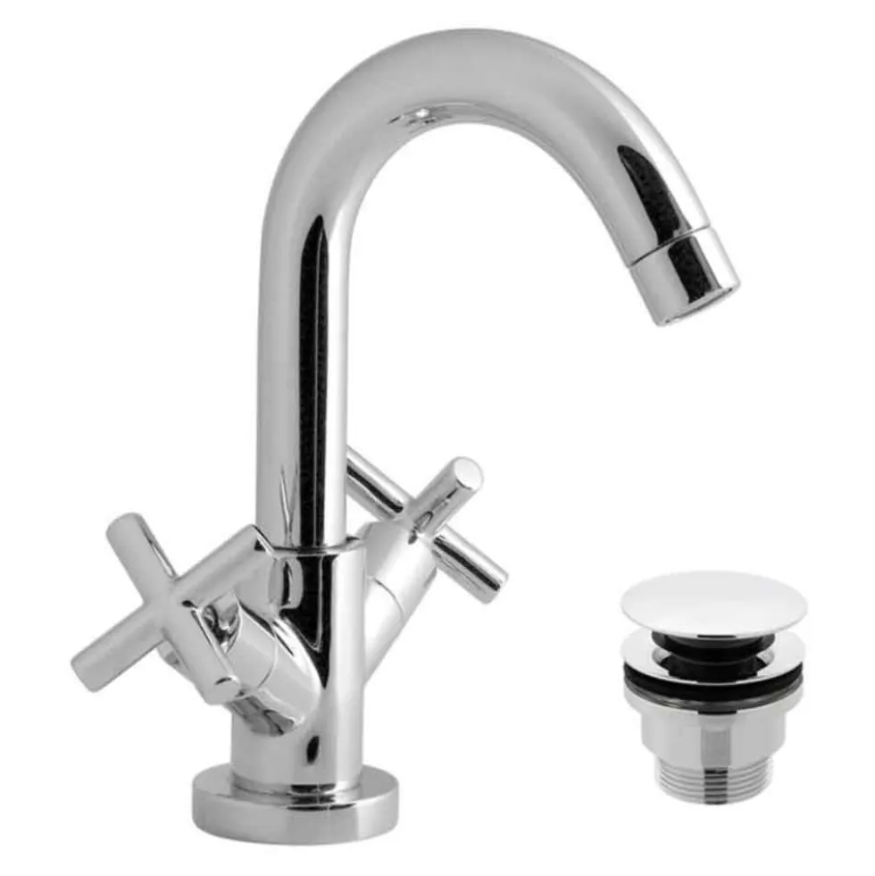 Vado Elements Water Basin Mixer with Clicker Waste