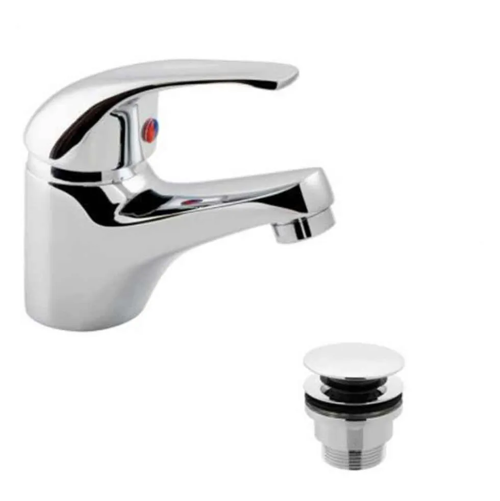 Vado Matrix Mono Basin Mixer with Clicker Waste