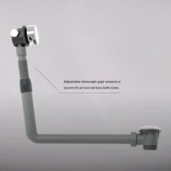 Vado Overflow Bath Filler with Click Clack Waste