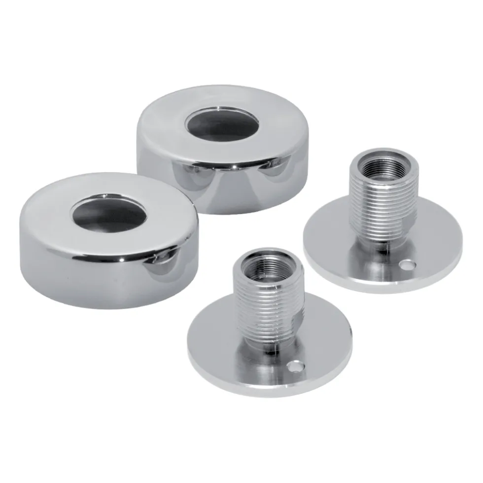Vado Pair of Wall Mounting Shower Brackets with Shrouds