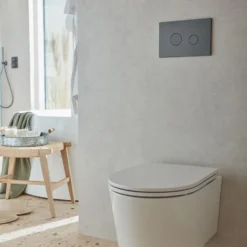 Vado Round Button Flush Plate