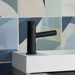 Vado Safari Cold Start Leverless Mini Mono Basin Mixer Tap with Optional Universal Basin Waste