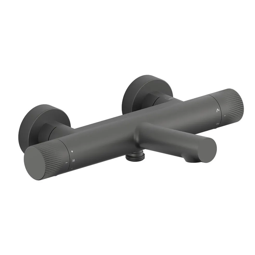 Vado Safari Exposed Thermostatic Leverless Wall Mounted Bath Shower Mixer Tap