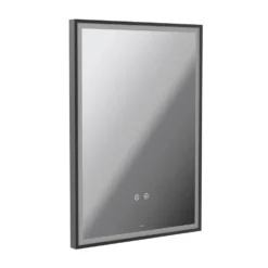 Vado Safari Rectangular Illuminated Mirror with Demister Pad & Colour Change LEDs
