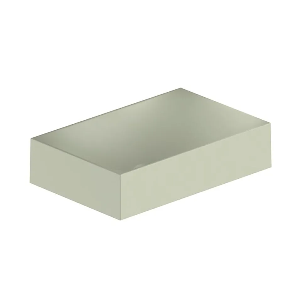 Vado Safari Rectangular Smooth Countertop Basin