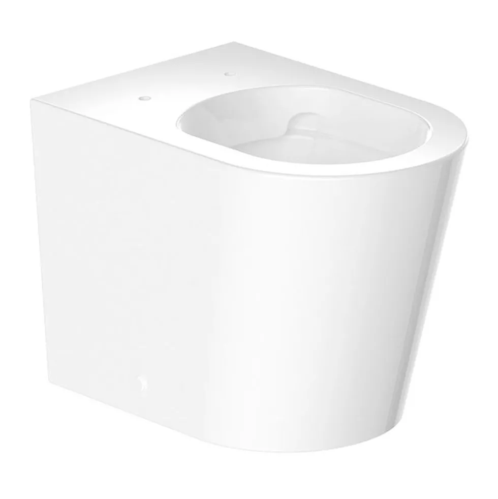 Vado Safari Round Back to Wall Toilet & Soft Close Slimline Seat