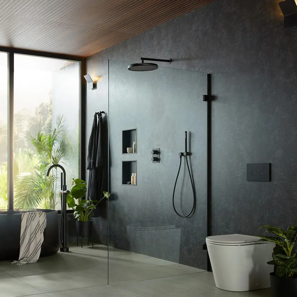 Vado Safari Shower Handset with Holder & 1500mm Hose