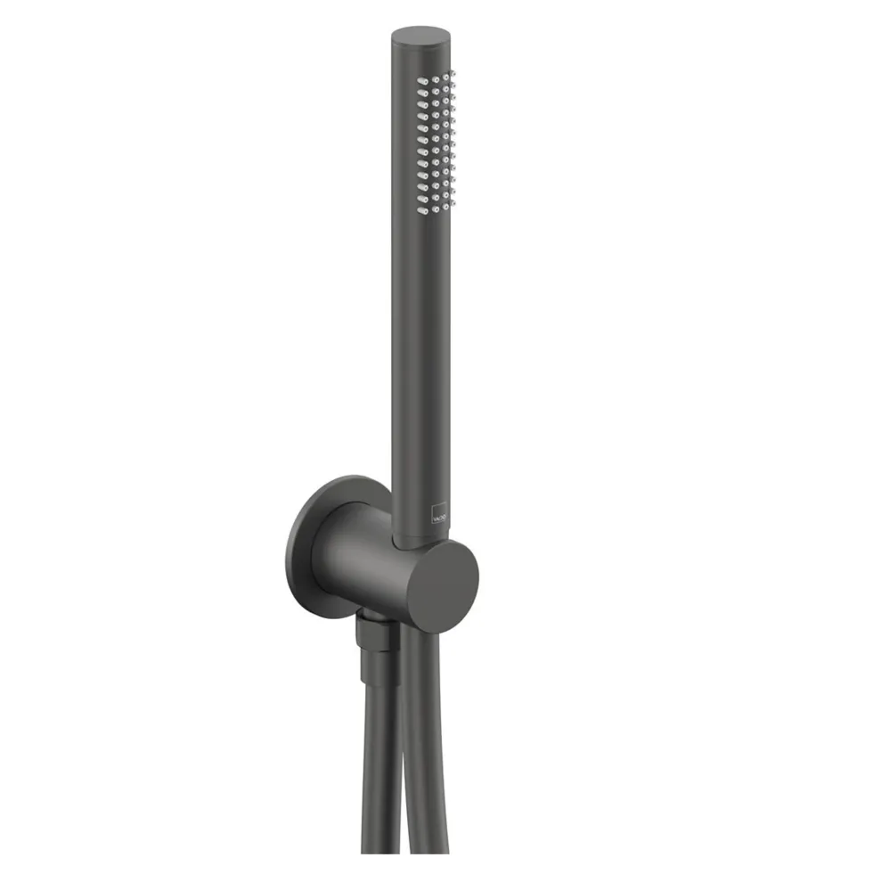 Vado Safari Shower Handset with Integrated Outlet, Holder & 1500mm Hose
