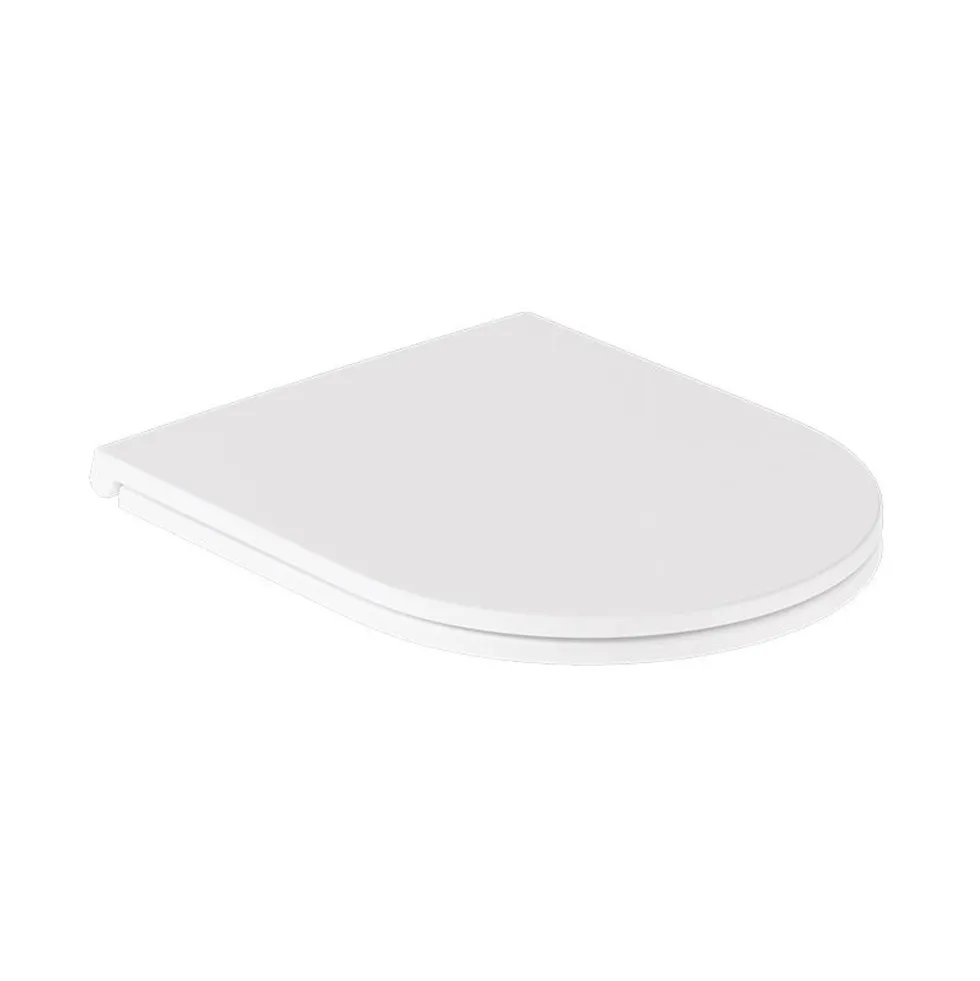 Vado Safari Slimline Soft Close Round Toilet Seat for Wall Hung Toilet