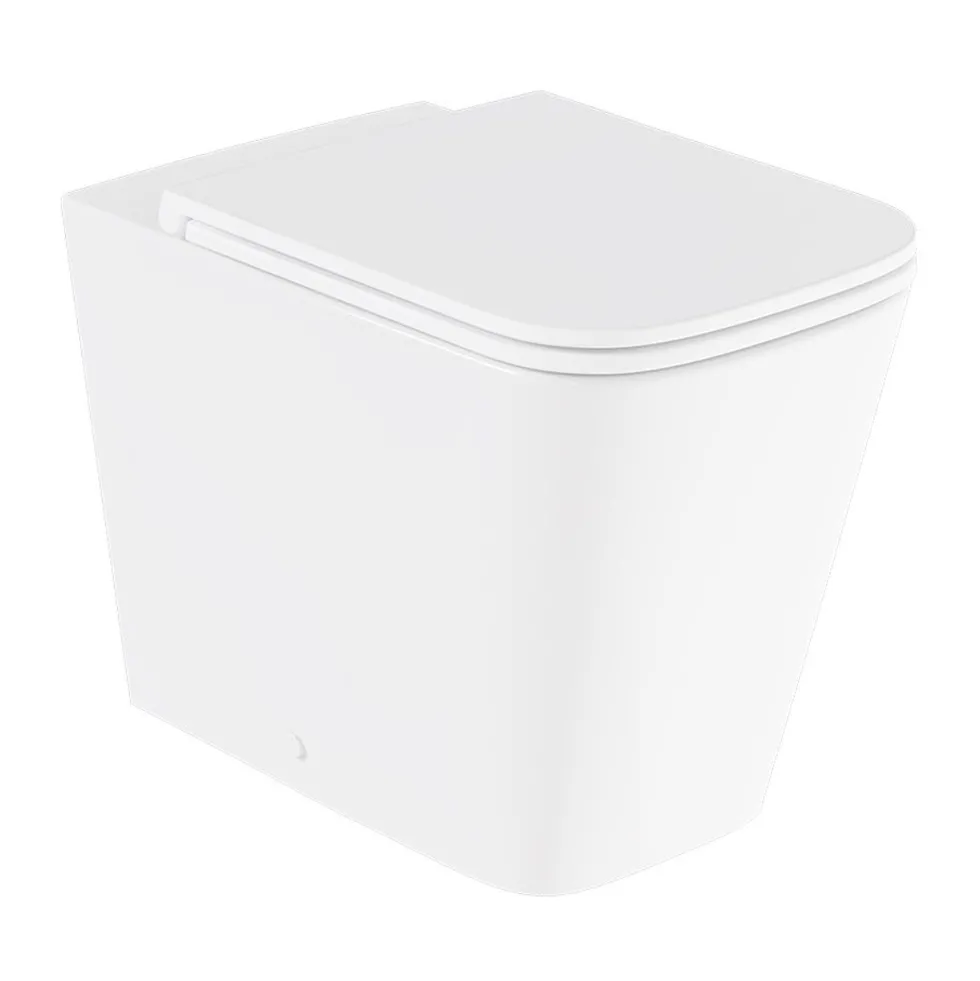 Vado Safari Square Back to Wall Toilet & Soft Close Slimline Seat