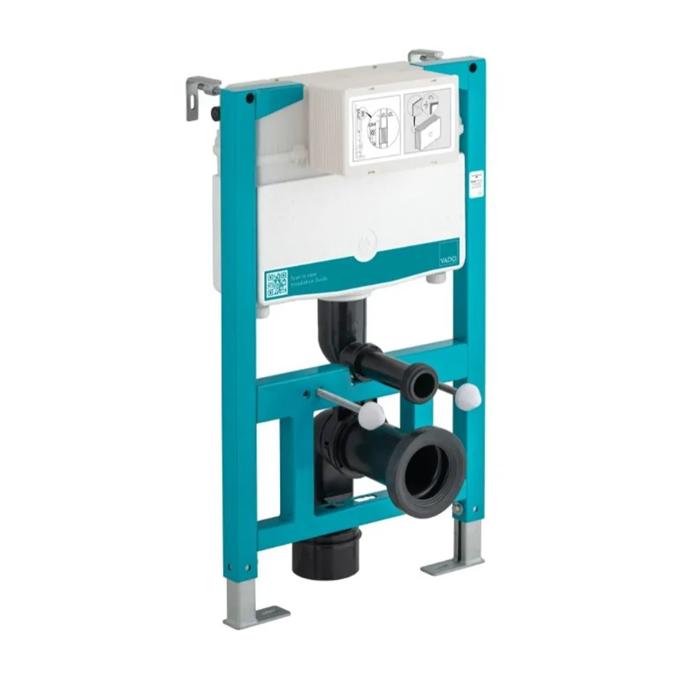Vado Short 835mm Frame & Cistern with Adjustable Height