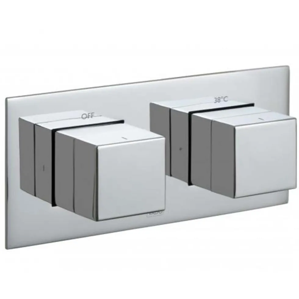 Vado Tablet Notion 2 Outlet Concealed Thermostatic Shower Valve