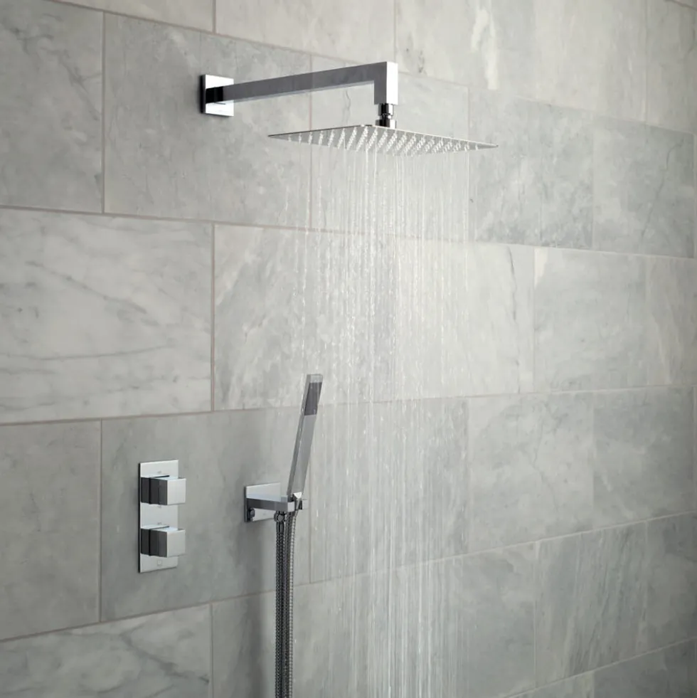 Vado Tablet Notion Vertical Concealed Thermostatic Shower Valve Package 21