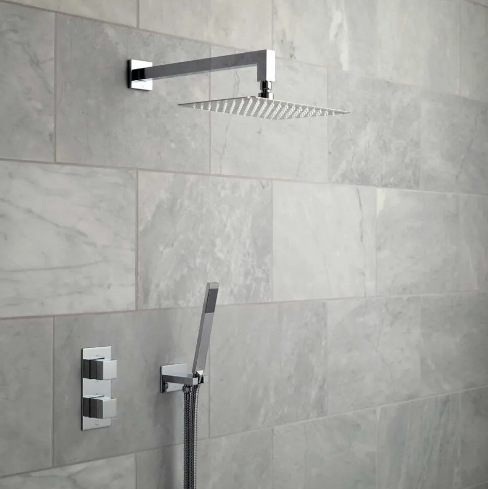Vado Tablet Notion Vertical Concealed Thermostatic Shower Valve Package 21