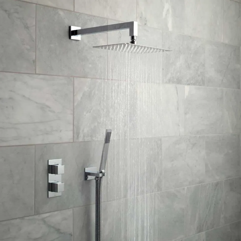 Vado Tablet Notion Vertical Concealed Thermostatic Shower Valve Package 21