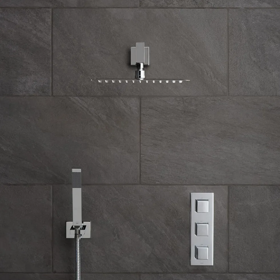 Vado Tablet Notion Vertical Concealed Thermostatic Shower Valve Package 13