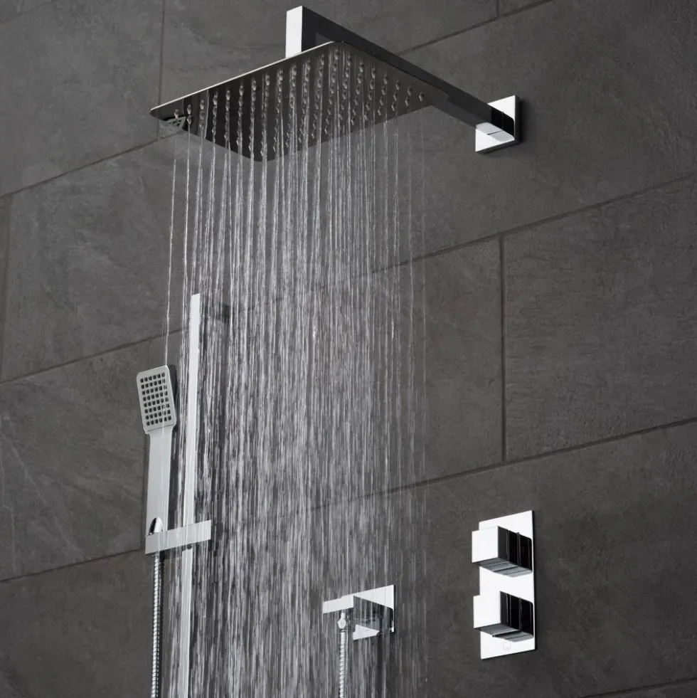 Vado Tablet Notion Vertical Concealed Thermostatic Shower Valve Package 22