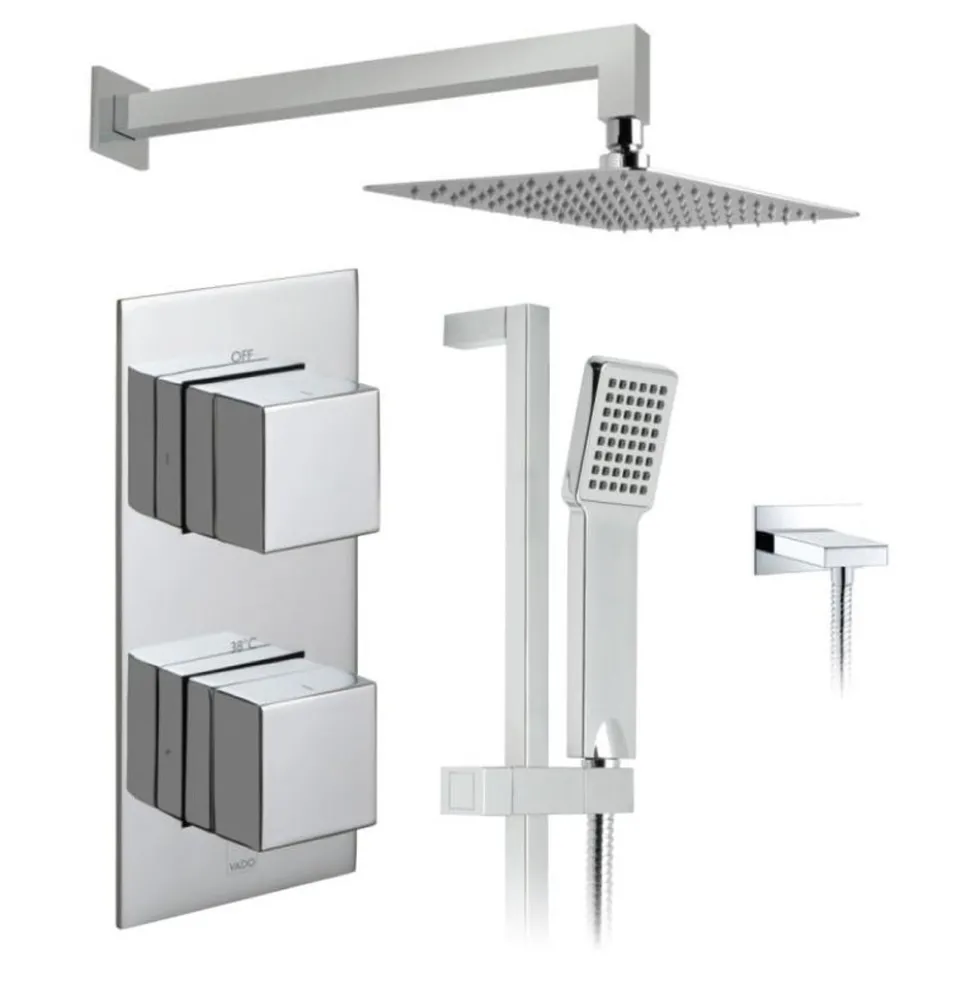 Vado Tablet Notion Vertical Concealed Thermostatic Shower Valve Package 22