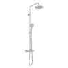 Vado Velo Atmosphere Round Thermostatic Shower Valve with Diverter & Adjustable Rigid Riser Kit