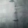Vado Velo Thermostatic Shower Valve with Rigid Riser, Shower Head & Handset