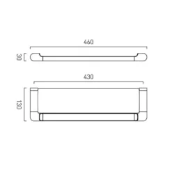 Vado Zoo Metal Shower Shelf