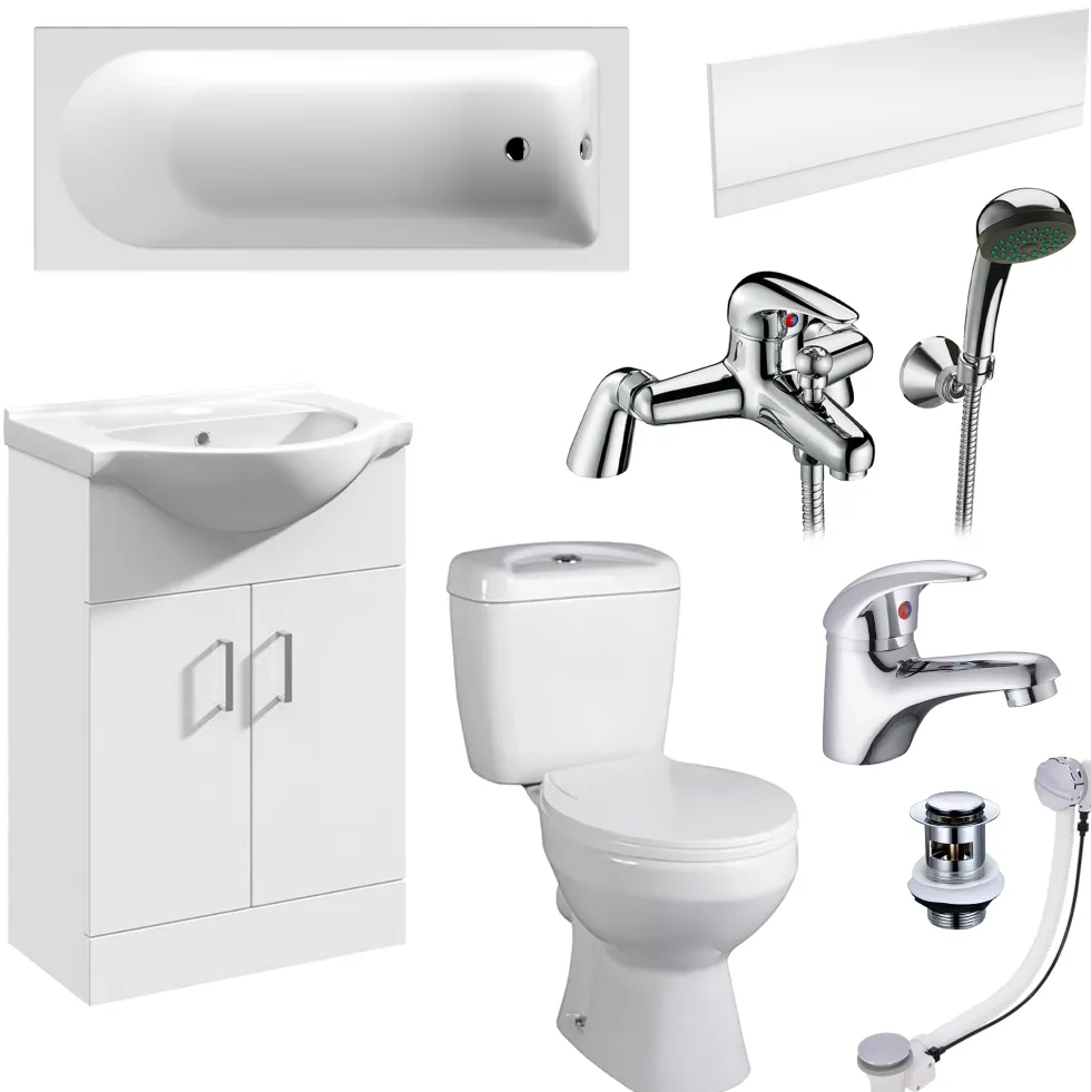 Vellamo Alpine Complete Bathroom Suite