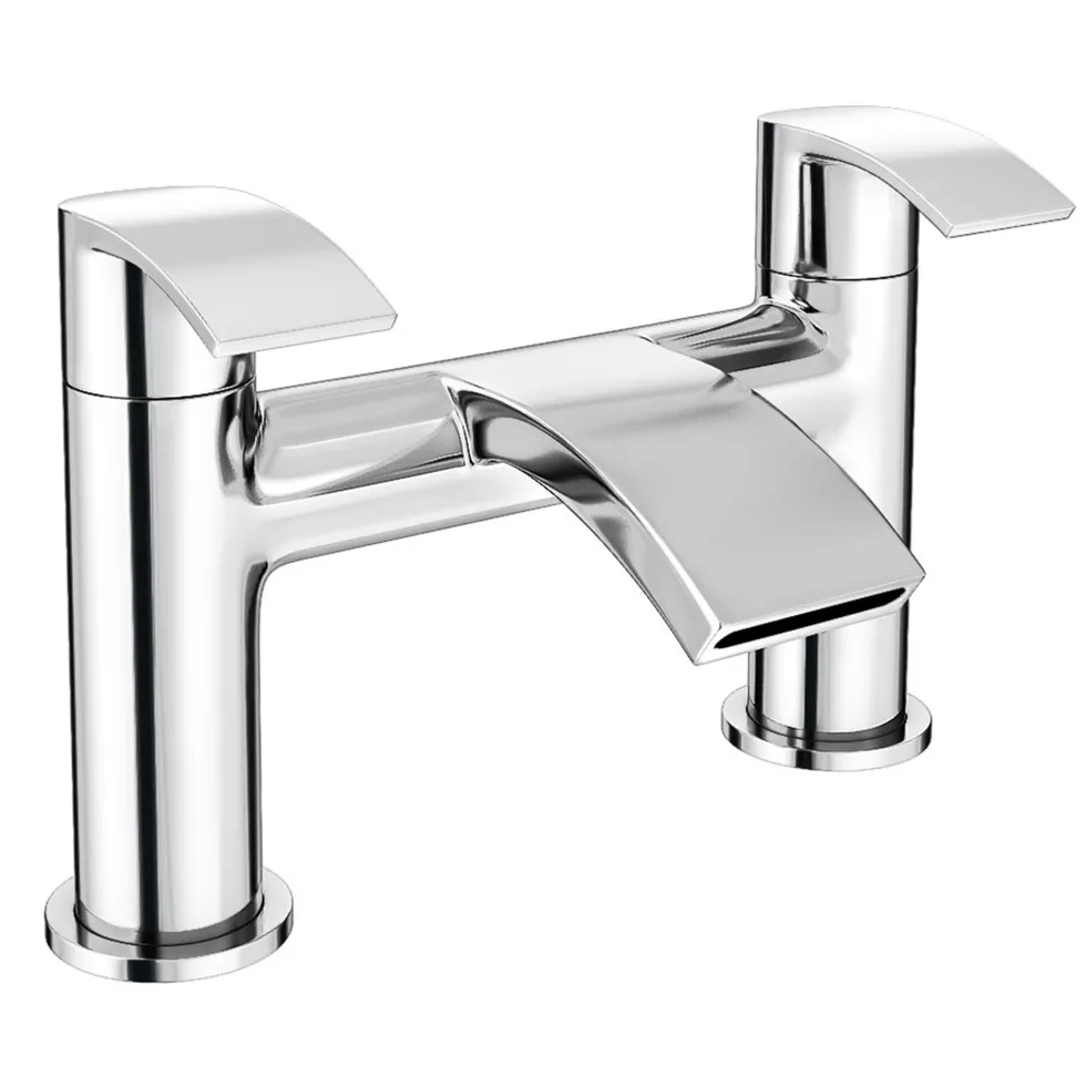 Vellamo Alpine Complete Bathroom Suite with Shower Bath & Rimless Toilet