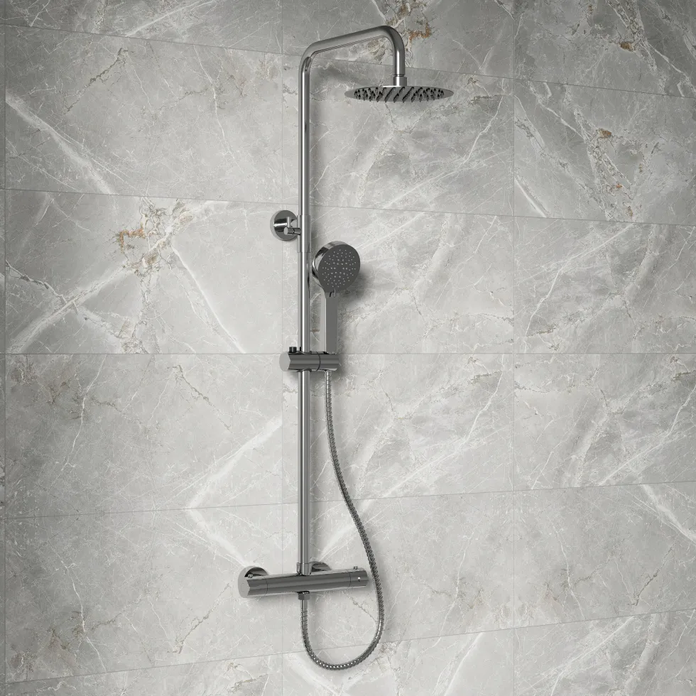 Vellamo Alpine Complete Bathroom Suite with Shower Bath & Rimless Toilet