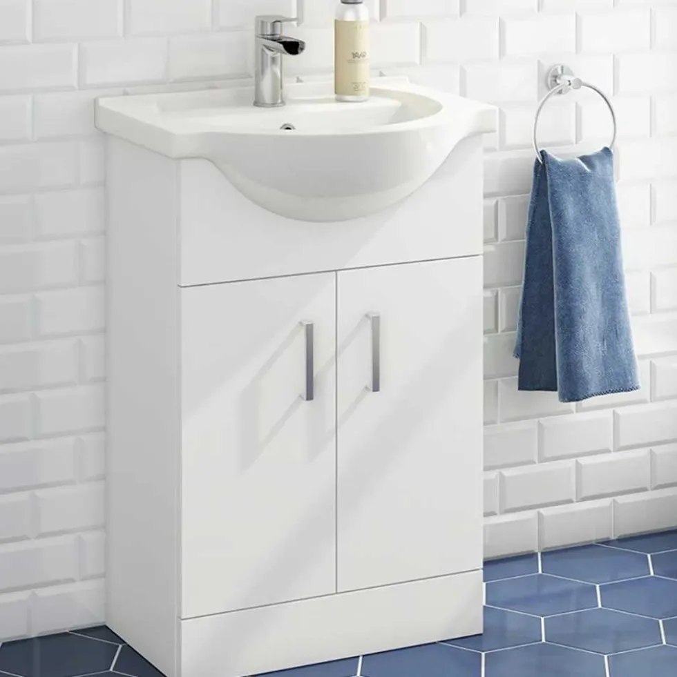 Vellamo Alpine Complete Bathroom Suite with Shower Bath & Rimless Toilet