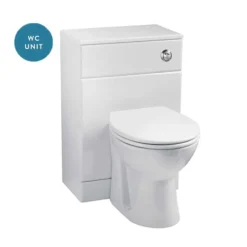 Vellamo Alpine 1150mm 2 Door Furniture Suite with Back to Wall Toilet & Concealed Cistern - Gloss White
