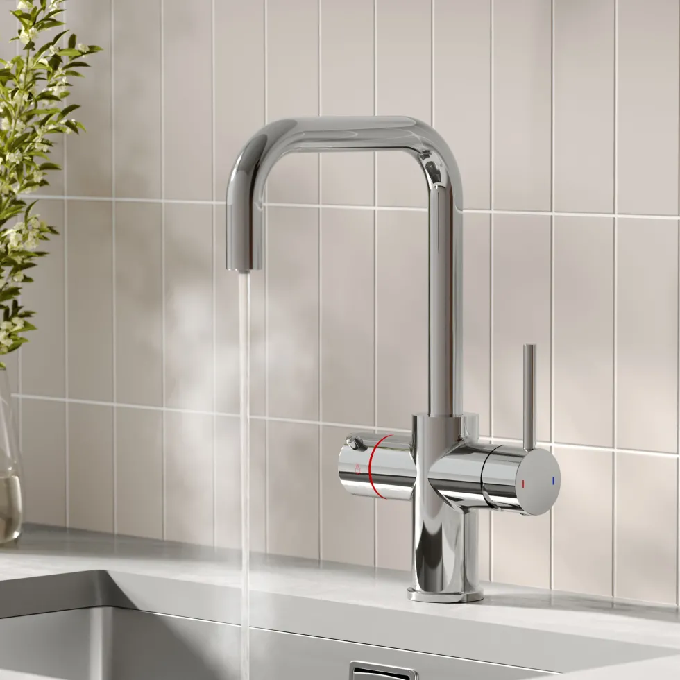 Vellamo Altair 3-in-1 Instant Boiling Water Tap with Boiler & Filter