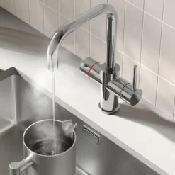 Vellamo Altair 3-in-1 Instant Boiling Water Tap with Boiler & Filter