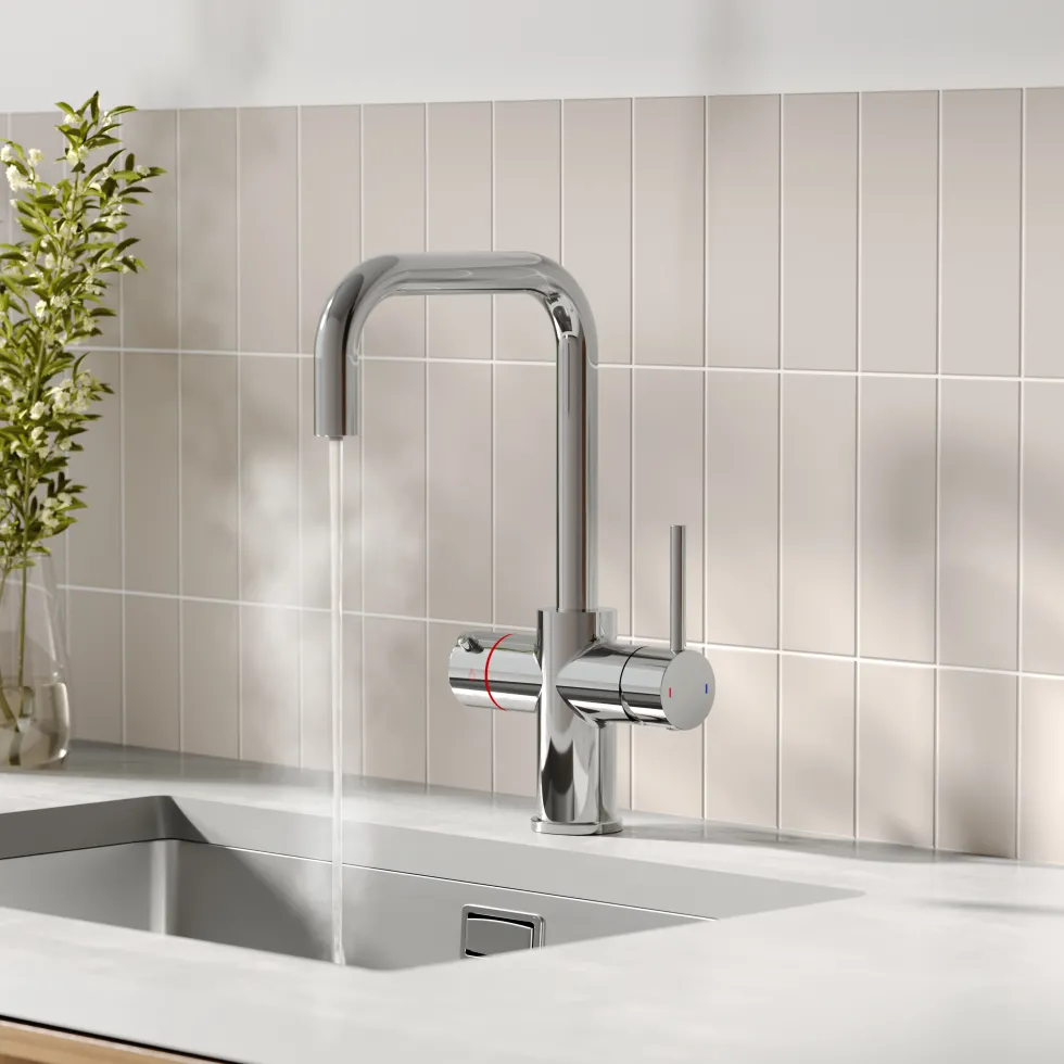 Vellamo Altair 3-in-1 Instant Boiling Water Tap with Boiler & Filter