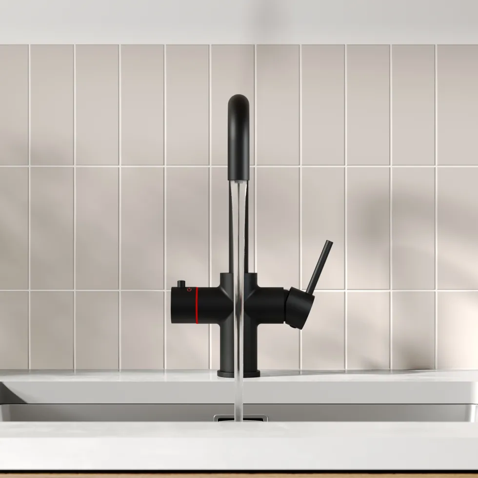 Vellamo Altair 3-in-1 Instant Boiling Water Tap with Boiler & Filter