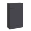 Vellamo Aspire Back to Wall WC Toilet Unit - Matt Grey