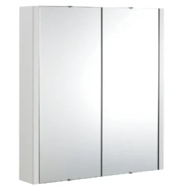 Vellamo Aspire 2 Door Mirror Cabinet - Gloss White