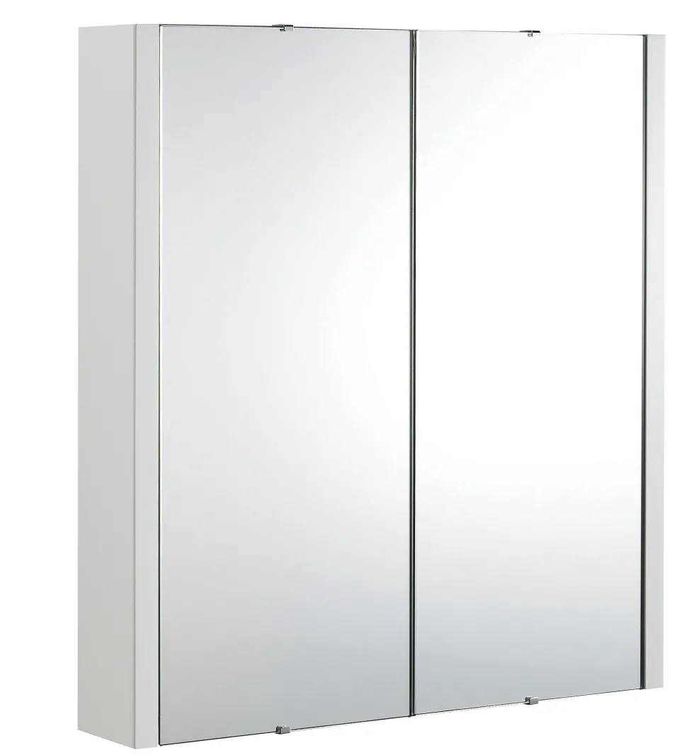 Vellamo Aspire 2 Door Mirror Cabinet - Gloss White