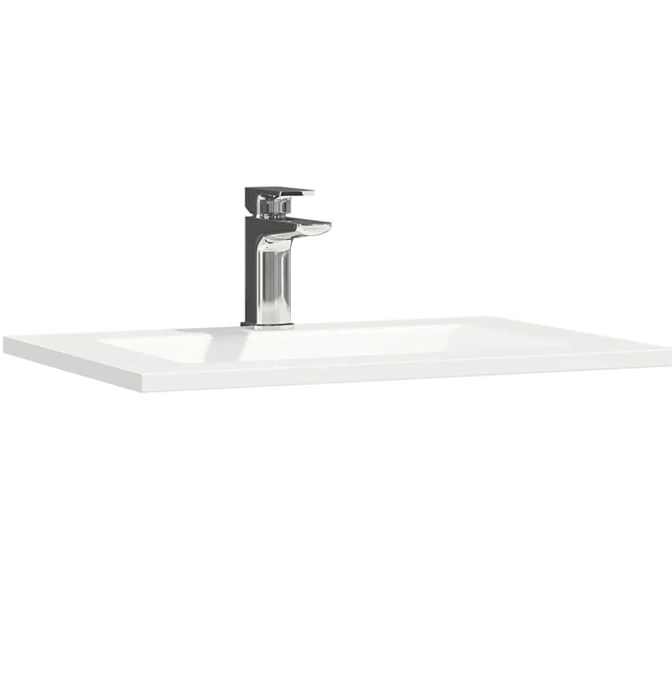 Vellamo Aspire 1100mm 2 Door Combination Basin & Toilet Unit with Matt Black Handles & Overflow Cover - Matt Grey