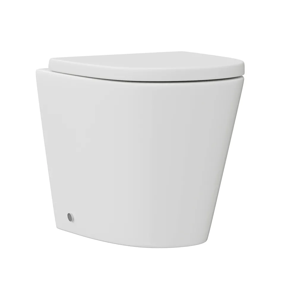 Vellamo Aspire 1100mm 2 Door Combination Basin & Toilet Unit with Matt Black Handles & Overflow Cover - Matt Grey