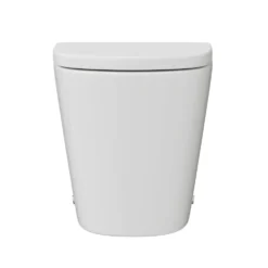 Vellamo Aspire 1100mm 2 Door Combination Basin & Toilet Unit with Matt Black Handles & Overflow Cover - Matt Grey