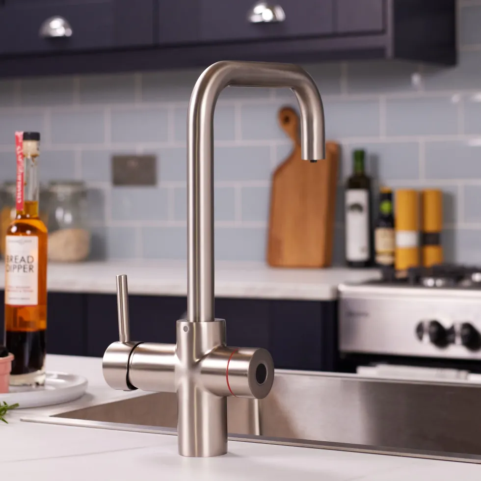 Vellamo Biometric 3-in-1 Fingerprint Instant Boiling Water Tap with WRAS-Approved Boiler & Filter