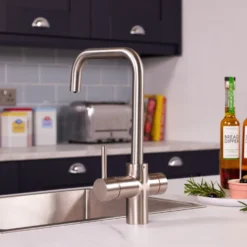Vellamo Biometric 3-in-1 Fingerprint Instant Boiling Water Tap with WRAS-Approved Boiler & Filter