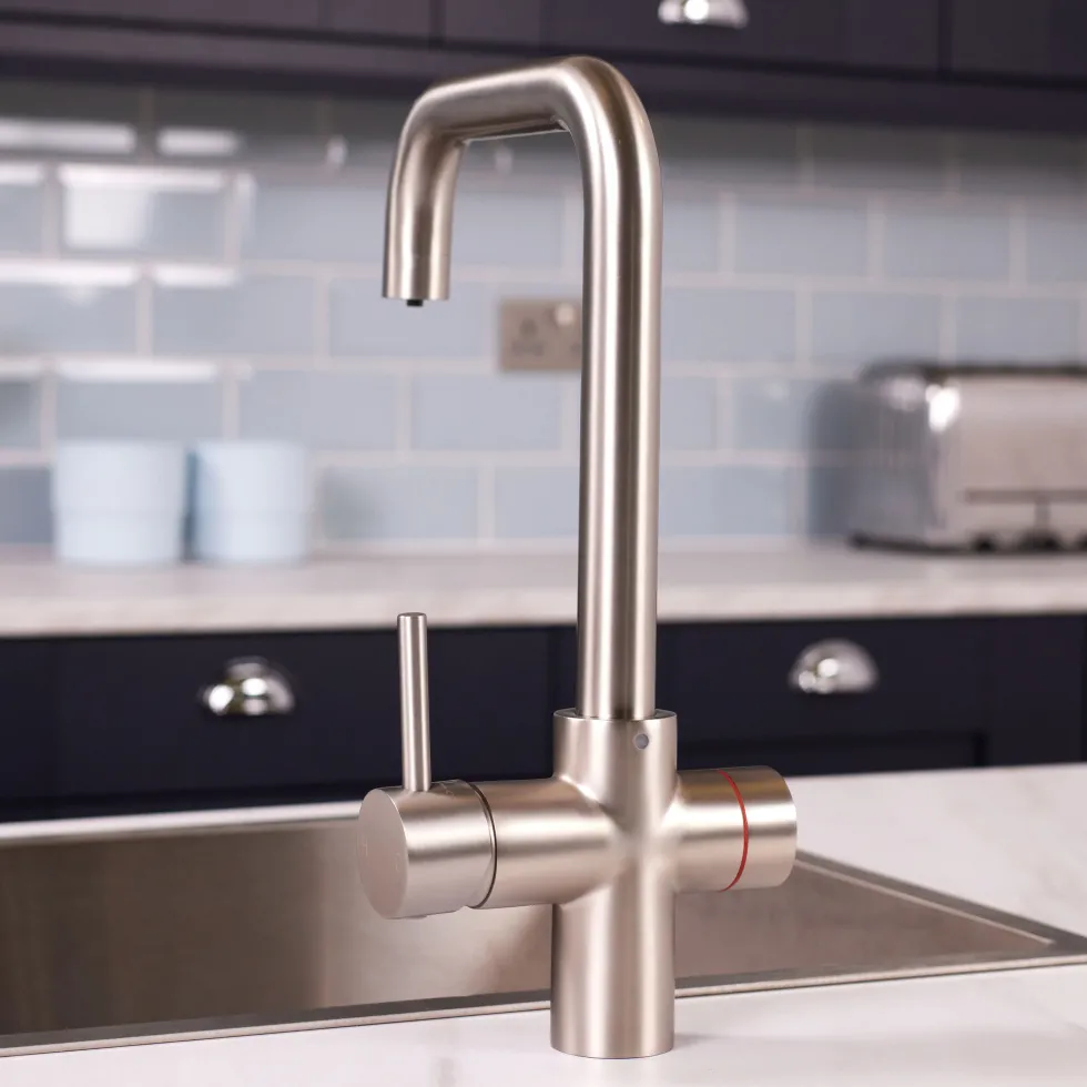 Vellamo Biometric 4-in-1 Fingerprint Instant Boiling Water Tap with WRAS-Approved Boiler & Filter