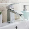 Vellamo City Chrome Mini Basin Mixer Tap & Waste
