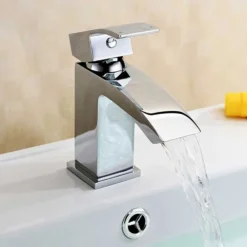 Vellamo City Chrome Mini Basin Mixer Tap & Waste