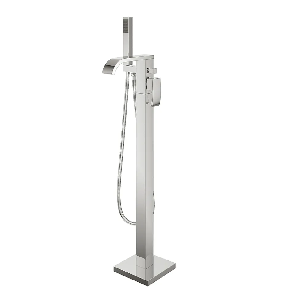 Vellamo City Freestanding Bath Shower Mixer with Shower Kit