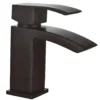 Vellamo City Matt Black Mini Cloakroom Basin Tap & Waste