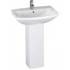 Vellamo City 600mm Full Pedestal & Basin