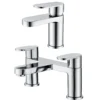 Vellamo Connect Basin Mixer & Bath Filler Pack
