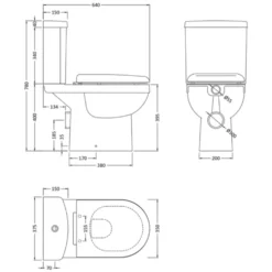 Vellamo Connect Complete Modern Bathroom Suite with Vanity Unit
